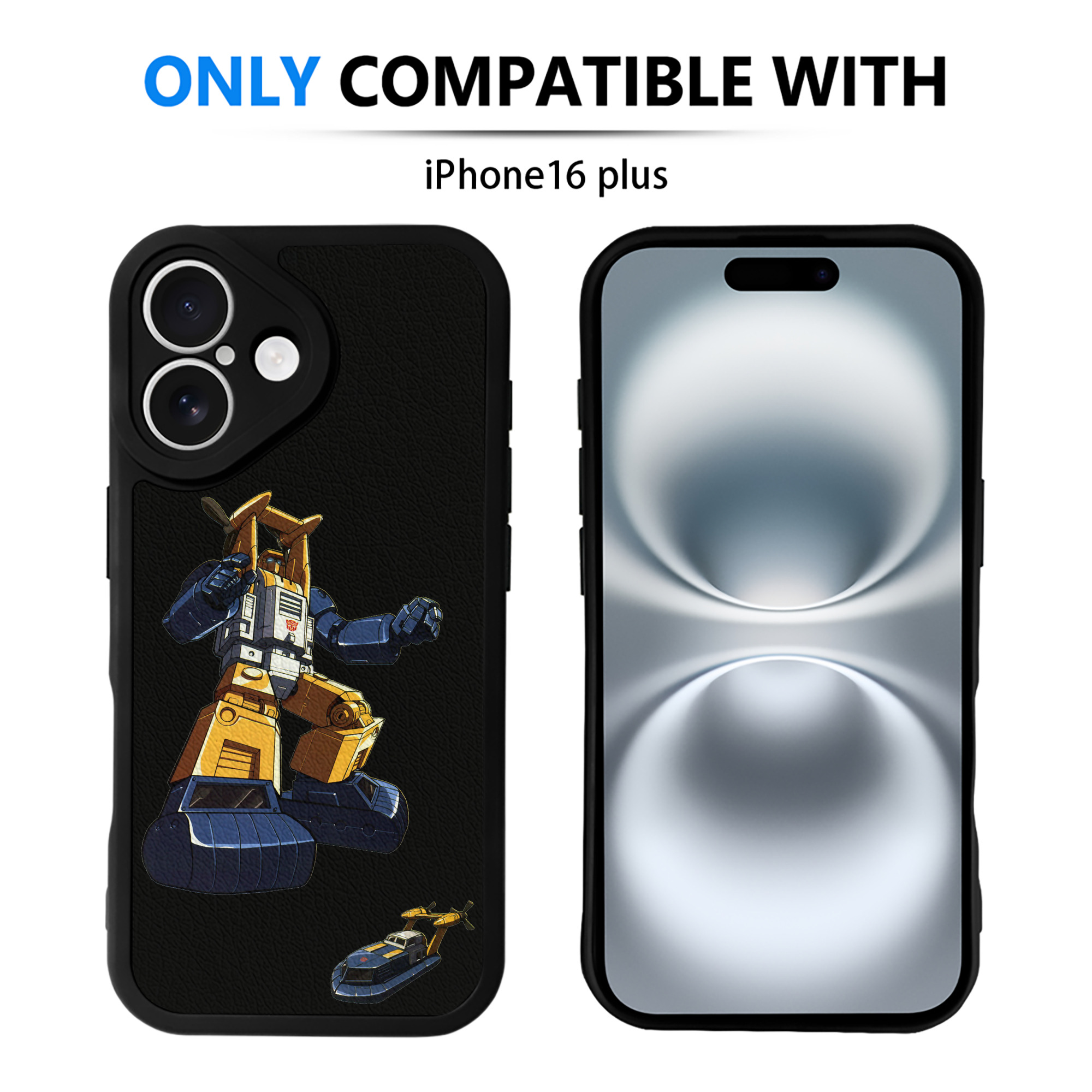 （画像用）  【iPhone 16シリーズ対応】シリコンスマホケース（レザー調） 材質：シリコン